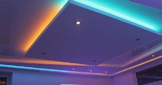 Натяжной потолок с подсветкой Усть-Илимск, цена от 2130 руб.