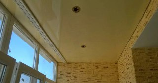 Натяжной потолок на балкон Усть-Илимск, цена 6263 руб.